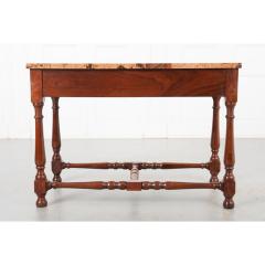English Rosewood Marble Center Table - 2646515