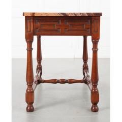 English Rosewood Marble Center Table - 2646516
