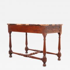 English Rosewood Marble Center Table - 2659386