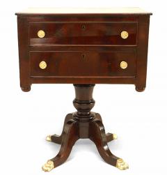 English SHeraton Mahogany End Table - 1437951