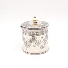 English Sheffield Plate Oval Tea Caddy 19th century - 3347133