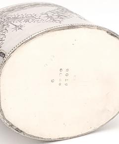 English Sheffield Plate Oval Tea Caddy 19th century - 3347137