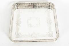 English Sheffield Plated Barware Tray - 1130447