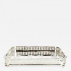 English Sheffield Plated Barware Tray - 1131583