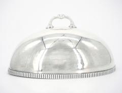 English Sheffield Silver Plate Victorian Style Meat Dome - 3170923