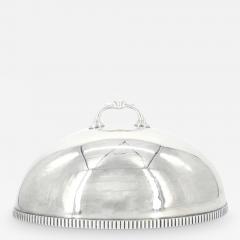 English Sheffield Silver Plate Victorian Style Meat Dome - 3177856