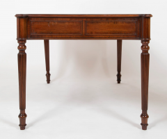 English Sheraton George III Partners Writing Desk with Leather Top - 2679729