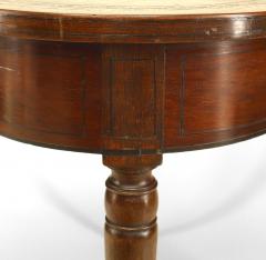 English Sheraton Mahogany Game Table - 1436963