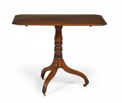 English Sheraton Mahogany Tilt Top Tea Table - 2798598