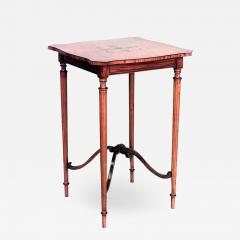 English Sheraton Satinwood End Table - 1443449