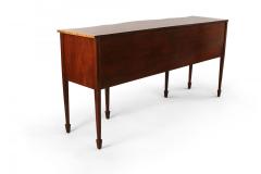English Sheraton Style Large Mahogany Sideboard - 4656539