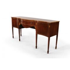 English Sheraton Style Large Mahogany Sideboard - 4708664