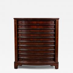 English Sheraton Style Mahogany Bachelors Chest - 4227206