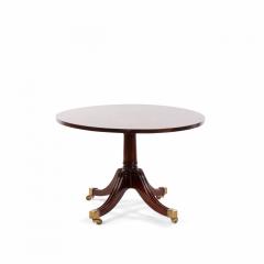 English Sheraton Style Oval Mahogany Saber Leg Coffee Table - 1428813