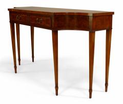 English Sheraton Yew Wood Console Table - 2800542