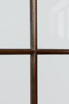 English Sheraton style Mahogany and Glass 3 Panel Screen - 4635552