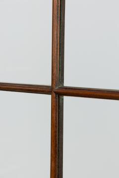 English Sheraton style Mahogany and Glass 3 Panel Screen - 4635553