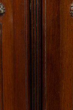 English Sheraton style Mahogany and Glass 3 Panel Screen - 4635557