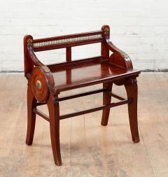 English Shoolbred Hall Bench - 2644620