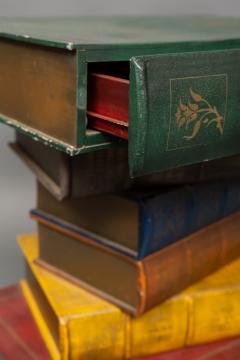 English Side Table in the Shape of Stacked Books - 1771243