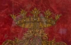 English Silk and Gold Embroidered Coat of Arms - 4517516