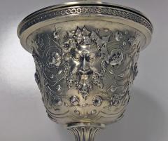 English Silver Gilt Goblet Cup and Cover Chalice London 1879 - 272559