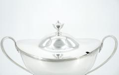 English Silver Plate Boat Shape Covered Tureen - 3439232