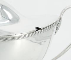 English Silver Plate Boat Shape Covered Tureen - 3439235