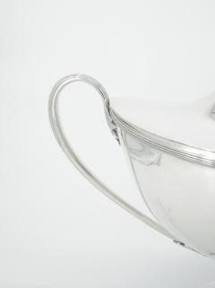 English Silver Plate Boat Shape Covered Tureen - 3439236