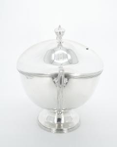 English Silver Plate Boat Shape Covered Tureen - 3439239