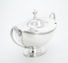 English Silver Plate Boat Shape Covered Tureen - 3439240