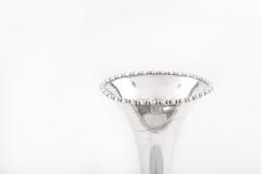 English Silver Plate Decorative Trumpet Vase - 1965032