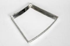 English Silver Plate Geometric Shape Barware Tray - 722759