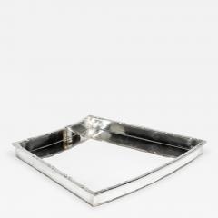 English Silver Plate Geometric Shape Barware Tray - 723482
