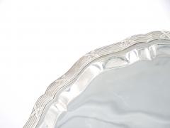 English Silver Plate Round Shape Barware Tableware Serving Tray - 3168232