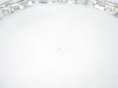 English Silver Plate Round Shape Barware Tableware Serving Tray - 3168236