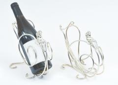 English Silver Plated Barware Wine Bottle Holder  - 946752