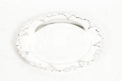 English Silver Plated Round Barware Tableware Tray - 1131243