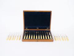 English Silver Plated Tableware Fish Cutlery Set Sheffield circa 1910s - 4823204