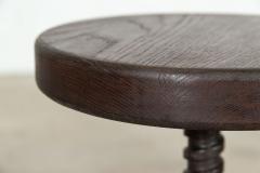 English Singer Cast Iron Oak Stool - 3686338