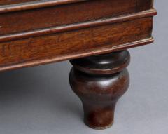 English Small Georgian Mahogany Open Bookcase With Drawers Circa 1820 - 115602