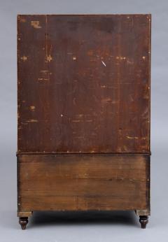 English Small Georgian Mahogany Open Bookcase With Drawers Circa 1820 - 115603