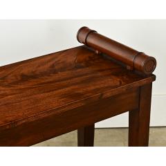 English Solid Mahogany Window Seat - 3807670