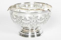 English Sterling Plate Caviar Dish Set - 722801
