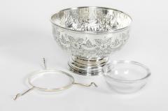 English Sterling Plate Caviar Dish Set - 722806