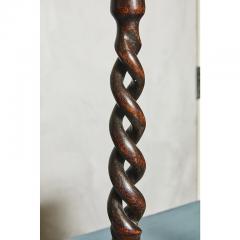 English Tall Open Twist Candlesticks - 2390444