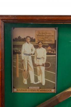English Tennis Display Case Wall Plaque - 4519684