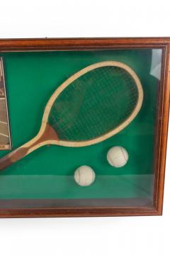 English Tennis Display Case Wall Plaque - 4519685