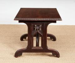 English Trestle End Center Table - 4375449