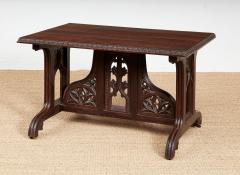 English Trestle End Center Table - 4375451